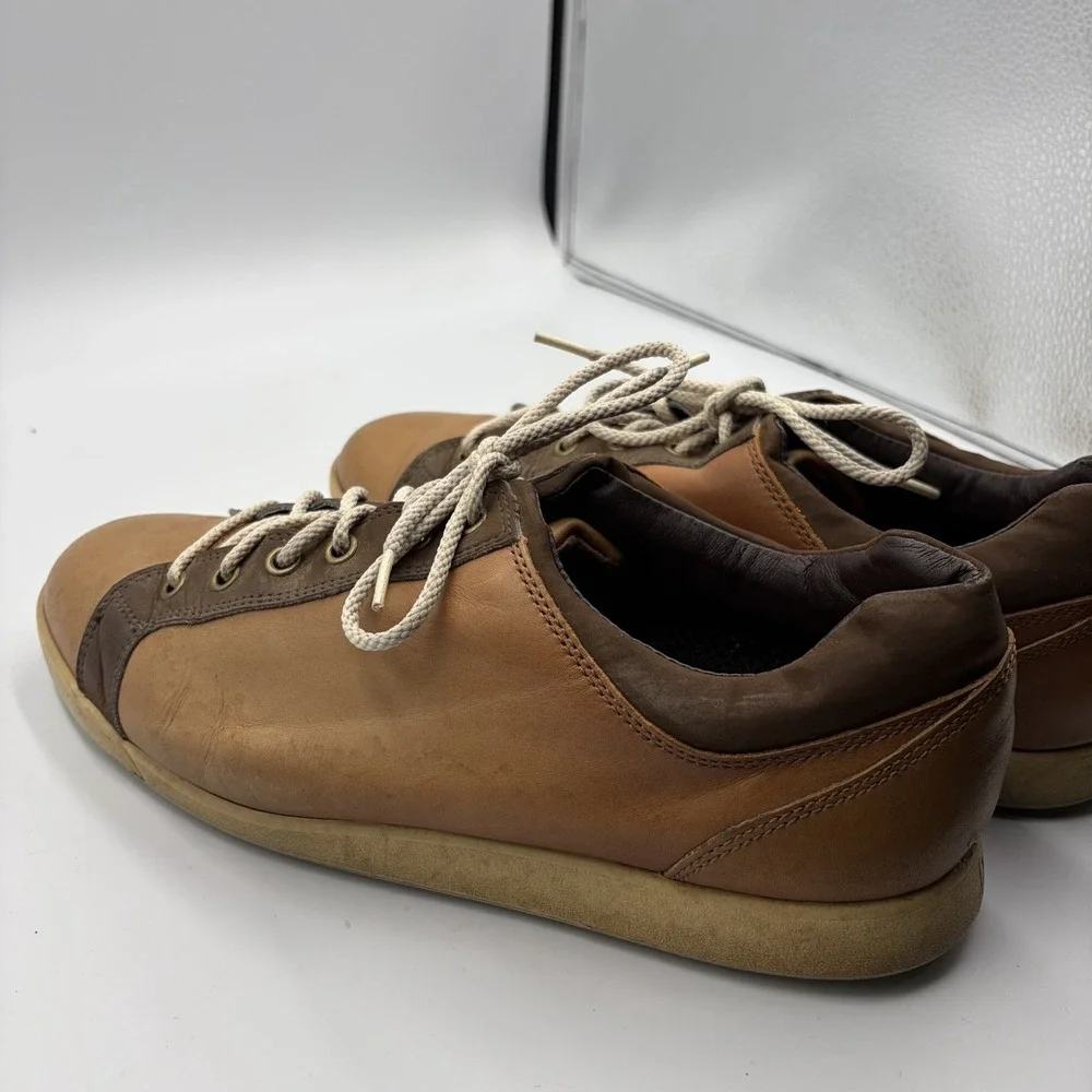 Footjoy‎ Contour Golf Shoes Brown Leather Lace Up Shoes Mens Sz 11 M Spikeless